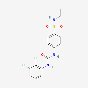 4-{[(2,3-dichlorophenyl)carbamoyl]amino}-N-ethylbenzenesulfonamide