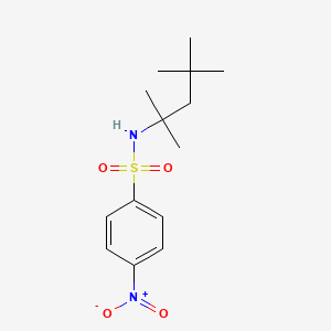 4-nitro-N-(2,4,4-trimethylpentan-2-yl)benzenesulfonamide