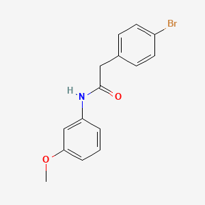 2-(4-bromophenyl)-N-(3-methoxyphenyl)acetamide