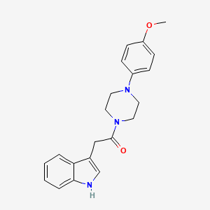 3-{2-[4-(4-methoxyphenyl)-1-piperazinyl]-2-oxoethyl}-1H-indole