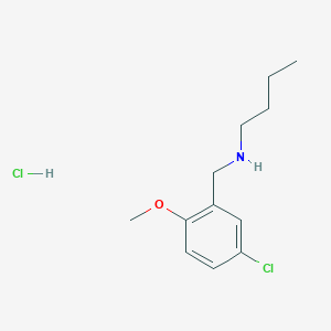 N-(5-chloro-2-methoxybenzyl)-1-butanamine hydrochloride