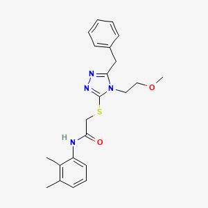 2-{[5-benzyl-4-(2-methoxyethyl)-4H-1,2,4-triazol-3-yl]thio}-N-(2,3-dimethylphenyl)acetamide