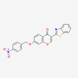 3-(1,3-benzothiazol-2-yl)-7-[(4-nitrobenzyl)oxy]-4H-chromen-4-one