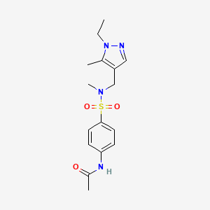 N-(4-{[[(1-ethyl-5-methyl-1H-pyrazol-4-yl)methyl](methyl)amino]sulfonyl}phenyl)acetamide