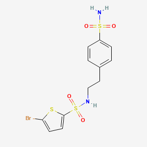 N-{2-[4-(aminosulfonyl)phenyl]ethyl}-5-bromo-2-thiophenesulfonamide