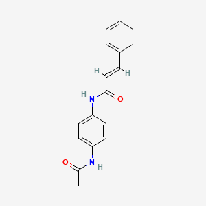 N-[4-(acetylamino)phenyl]-3-phenylacrylamide