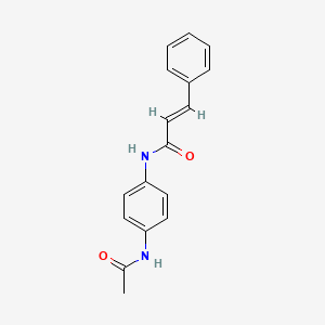 molecular formula C17H16N2O2 B4663839 N-[4-(acetylamino)phenyl]-3-phenylacrylamide 