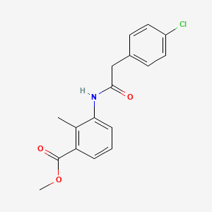 methyl 3-{[(4-chlorophenyl)acetyl]amino}-2-methylbenzoate