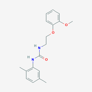 molecular formula C18H22N2O3 B4663862 N-(2,5-dimethylphenyl)-N'-[2-(2-methoxyphenoxy)ethyl]urea 