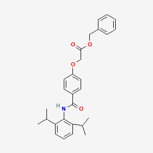 benzyl (4-{[(2,6-diisopropylphenyl)amino]carbonyl}phenoxy)acetate
