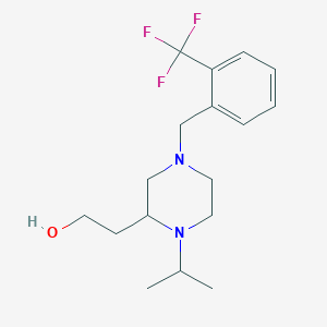 2-{1-isopropyl-4-[2-(trifluoromethyl)benzyl]-2-piperazinyl}ethanol