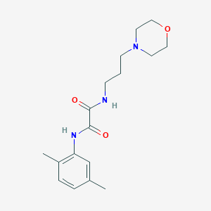 molecular formula C17H25N3O3 B4664046 N-(2,5-dimethylphenyl)-N'-[3-(4-morpholinyl)propyl]ethanediamide 