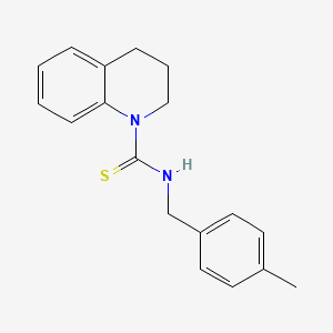 molecular formula C18H20N2S B4664160 N-(4-methylbenzyl)-3,4-dihydro-1(2H)-quinolinecarbothioamide 