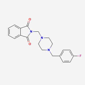 2-{[4-(4-fluorobenzyl)-1-piperazinyl]methyl}-1H-isoindole-1,3(2H)-dione