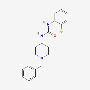 molecular formula C19H22BrN3O B4664464 N-(1-benzyl-4-piperidinyl)-N'-(2-bromophenyl)urea 