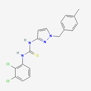 N-(2,3-dichlorophenyl)-N'-[1-(4-methylbenzyl)-1H-pyrazol-3-yl]thiourea