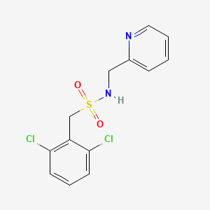 molecular formula C13H12Cl2N2O2S B4664508 1-(2,6-dichlorophenyl)-N-(2-pyridinylmethyl)methanesulfonamide 