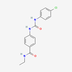 4-({[(4-chlorophenyl)amino]carbonyl}amino)-N-ethylbenzamide