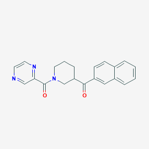 2-naphthyl[1-(2-pyrazinylcarbonyl)-3-piperidinyl]methanone