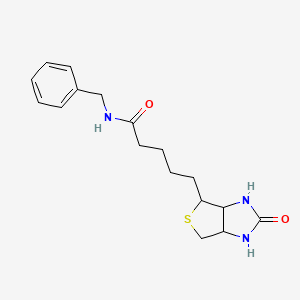 molecular formula C17H23N3O2S B4664680 N-benzyl-5-(2-oxohexahydro-1H-thieno[3,4-d]imidazol-4-yl)pentanamide 