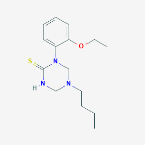 5-butyl-1-(2-ethoxyphenyl)-1,3,5-triazinane-2-thione