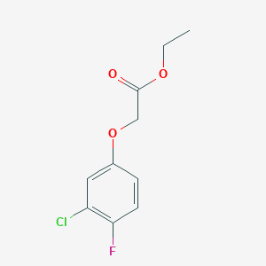 molecular formula C10H10ClFO3 B4664839 ethyl (3-chloro-4-fluorophenoxy)acetate CAS No. 667437-18-5
