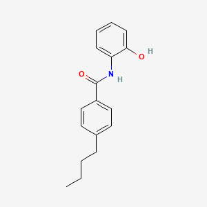 molecular formula C17H19NO2 B4664887 4-butyl-N-(2-hydroxyphenyl)benzamide 