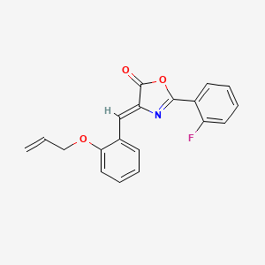 4-[2-(allyloxy)benzylidene]-2-(2-fluorophenyl)-1,3-oxazol-5(4H)-one