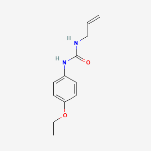 molecular formula C12H16N2O2 B4664984 N-allyl-N'-(4-ethoxyphenyl)urea 