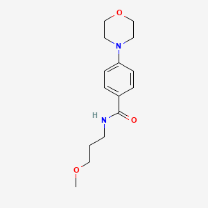 N-(3-methoxypropyl)-4-(4-morpholinyl)benzamide