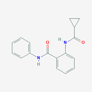 2-[(cyclopropylcarbonyl)amino]-N-phenylbenzamide