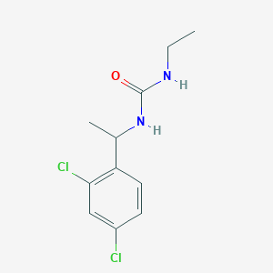 molecular formula C11H14Cl2N2O B4665339 N-[1-(2,4-dichlorophenyl)ethyl]-N'-ethylurea CAS No. 925200-33-5