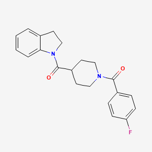 1-{[1-(4-fluorobenzoyl)-4-piperidinyl]carbonyl}indoline