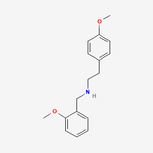 molecular formula C17H21NO2 B4665452 (2-methoxybenzyl)[2-(4-methoxyphenyl)ethyl]amine CAS No. 418772-63-1