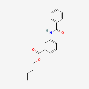 molecular formula C18H19NO3 B4665537 butyl 3-(benzoylamino)benzoate 