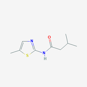 3-methyl-N-(5-methyl-1,3-thiazol-2-yl)butanamide