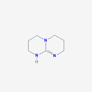 molecular formula C7H13N3 B046657 1,3,4,6,7,8-六氢-2H-嘧啶并[1,2-a]嘧啶 CAS No. 5807-14-7