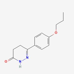 molecular formula C13H16N2O2 B4665869 6-(4-propoxyphenyl)-4,5-dihydro-3(2H)-pyridazinone CAS No. 39496-54-3