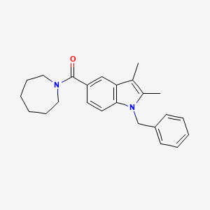 5-(1-azepanylcarbonyl)-1-benzyl-2,3-dimethyl-1H-indole