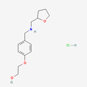 2-(4-{[(tetrahydro-2-furanylmethyl)amino]methyl}phenoxy)ethanol hydrochloride