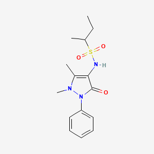 N-(1,5-dimethyl-3-oxo-2-phenyl-2,3-dihydro-1H-pyrazol-4-yl)-2-butanesulfonamide