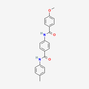 4-methoxy-N-(4-{[(4-methylphenyl)amino]carbonyl}phenyl)benzamide