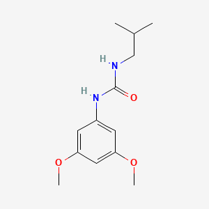 molecular formula C13H20N2O3 B4666226 N-(3,5-dimethoxyphenyl)-N'-isobutylurea 