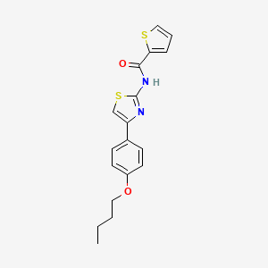 N-[4-(4-butoxyphenyl)-1,3-thiazol-2-yl]-2-thiophenecarboxamide