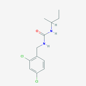 molecular formula C12H16Cl2N2O B4666242 N-(sec-butyl)-N'-(2,4-dichlorobenzyl)urea 
