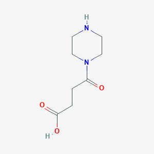 molecular formula C8H14N2O3 B466651 Acide 4-oxo-4-pipérazin-1-yl-butanoïque CAS No. 72547-43-4