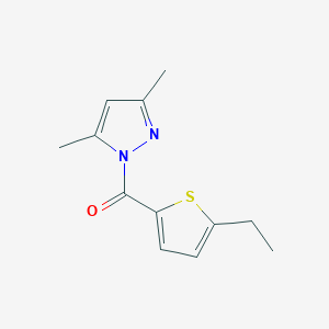 1-[(5-ethyl-2-thienyl)carbonyl]-3,5-dimethyl-1H-pyrazole