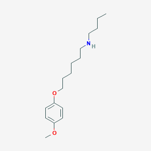 molecular formula C17H29NO2 B4666819 N-butyl-6-(4-methoxyphenoxy)-1-hexanamine CAS No. 418773-78-1