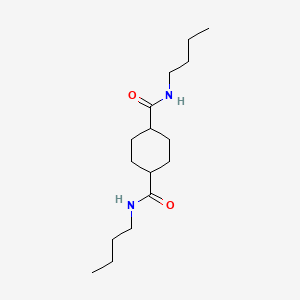 molecular formula C16H30N2O2 B4666899 N,N'-dibutyl-1,4-cyclohexanedicarboxamide 