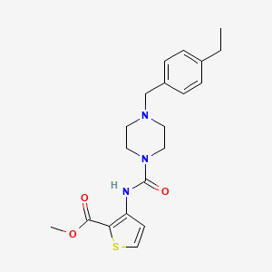 methyl 3-({[4-(4-ethylbenzyl)-1-piperazinyl]carbonyl}amino)-2-thiophenecarboxylate